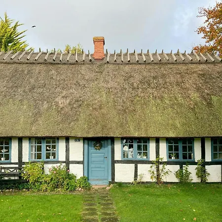 Thatched Half-timbered House On Idyllic Fejo Nyaraló