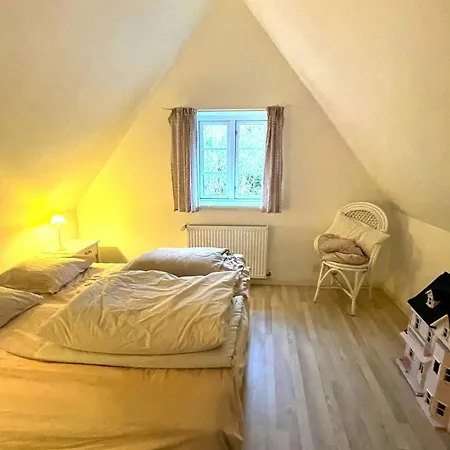 Thatched Half-timbered House On Idyllic Holiday home Vejro