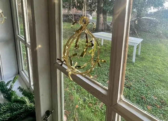Thatched Half-timbered House On Idyllic Vejro